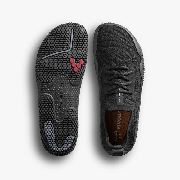 Vivobarefoot Motus Studio Sneaker Womens in Obsidian - Picture 6 of 11
